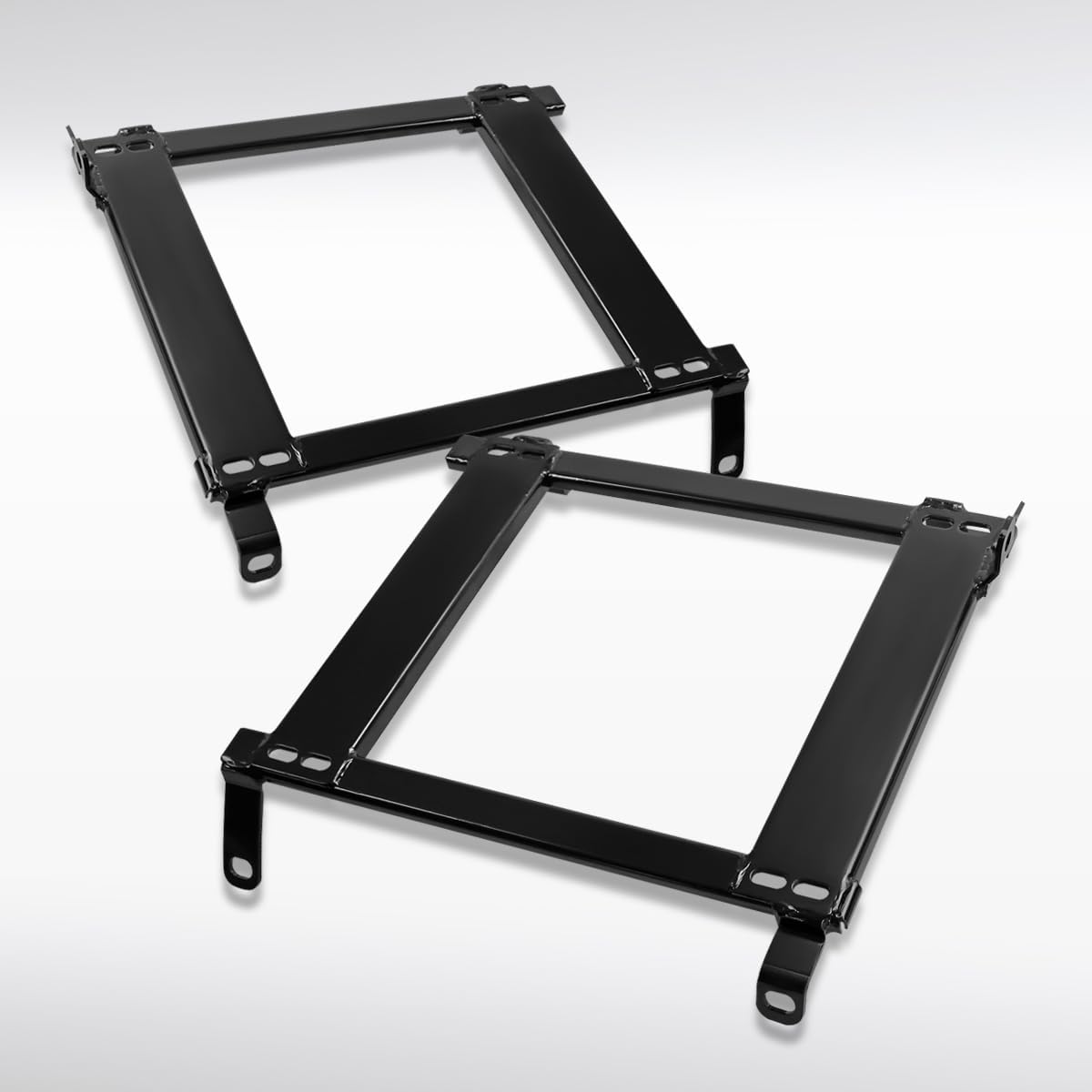 AUTOZENSATION Compatible with 1989-1998 Nissan 240SX S13 S14, Racing Seat Mounting Brackets Rail Track Pair