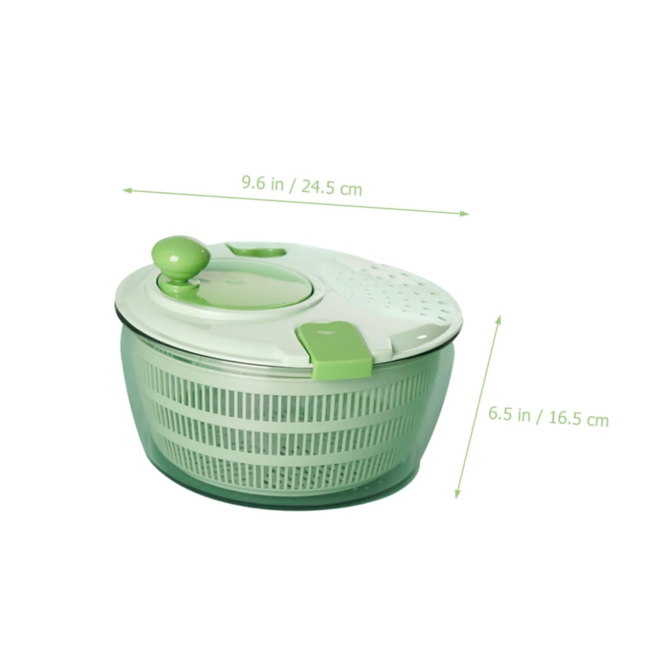 OUNONA Manual Vegetable Washer Dryer Fruit Washer Dryer Lettuce Drainer Large Salad Spinner Strainer