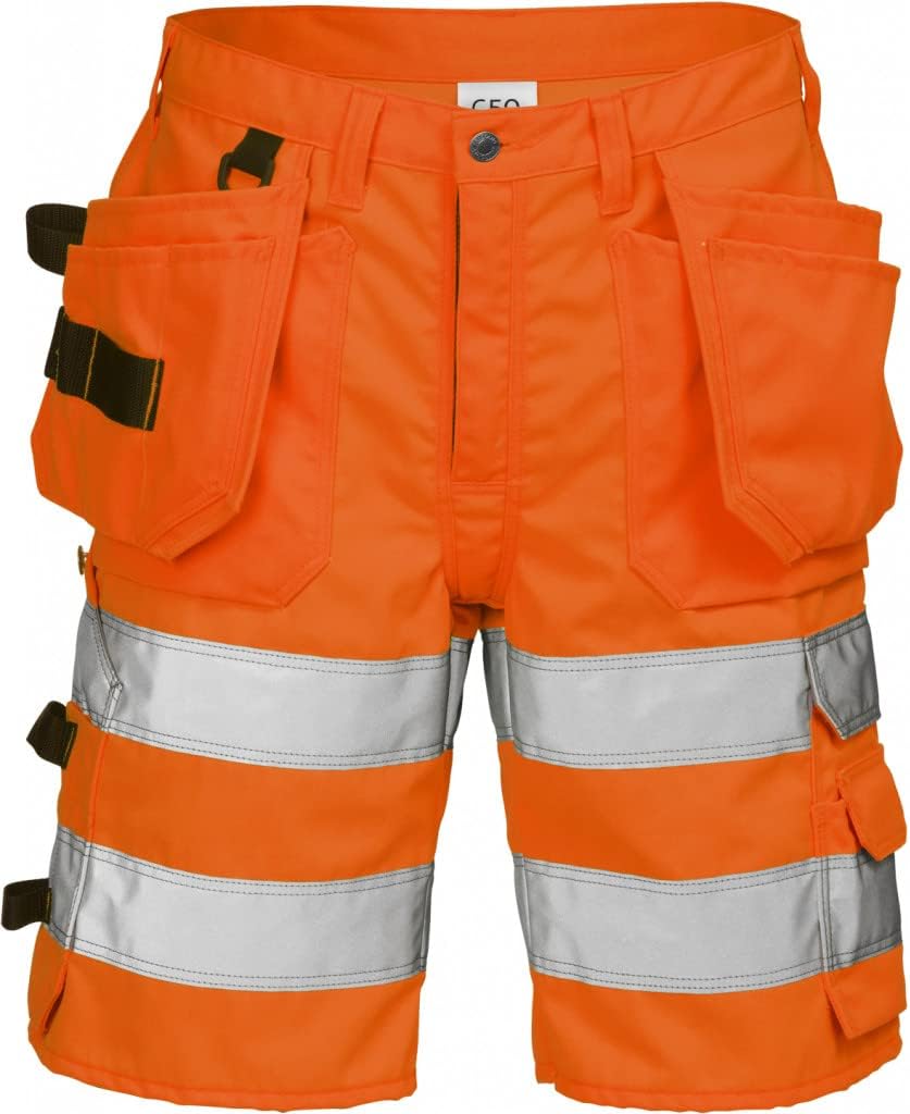 Fristads Kansas Workwear 100977 Shorts Hi-Vis Orange C52(36" Waist/32 Leg)