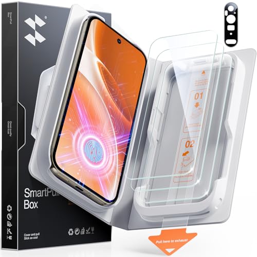 SMARTDEVIL Screen Protector for Google Pixel 9 Pro XL (3 Pack) + Camera Lens Protector HD Tempered Glass Fingerprint Unlock Friendly 9H Military-Grade Protection Scratch & Drop Resistant