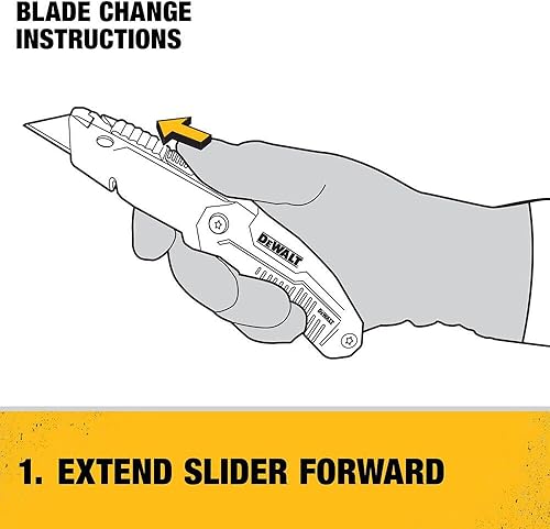 Miniatura 6 de DEWALT DWHT10035L Folding Retractable Utility Knife