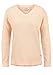 Produktbild DESIRES Ina Damen Strickpullover Feinstrick mit V-Ausschnitt aus hochwertiger Baumwollmischung, Größe:S, Farbe:Bellini (4026)