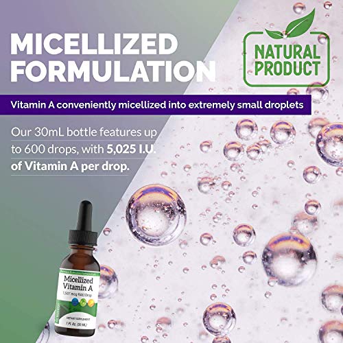Micellized-Vitamin-A-Drops-Liquid-Vitamin-A-Supplement-for-Men-Women-Premium-Liquid-Palmitate-Beta-Carotene-Drops-1507mcg-RAE-Equivalent-to-5025IU-per-Drop-1-Oz-by-Great-Lakes-Nutrition
