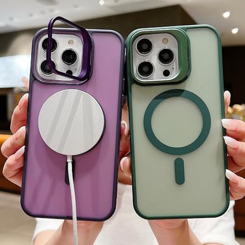 Coque iPhone 11 avec rabat métal orange pour regarder vos vidéos en charge sans fil - 2