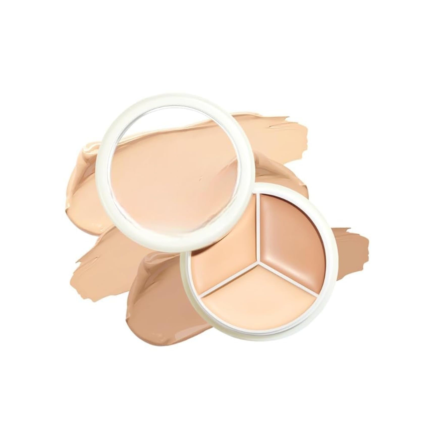 Full Coverage 3 in 1 Concealer Kit, Color Corrector Palette for Face, Under Eye Dark Circles & Blemishes, Lightweight Makeup Base-image-6