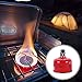 REDCAMP Small Camping Stove Adapter,Input EN417 Lindal Valve. Output:16oz/1lb. Gas Adapter Converts Canister Gas for Propane Gas Device