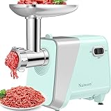 Naitesen 2800W Meat Grinder Electric Sausage Maker Food Grinder Machine with Burger Press Maker 3 Grinding Plates Stainless Steel Sausage Stuffer Tube for Kitchen Home Use