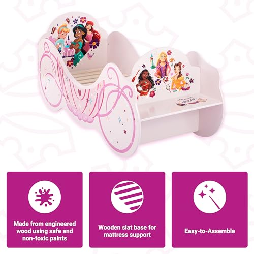 Disney Princesses Kutschenbett mit Stauraum und Baldachin Home
