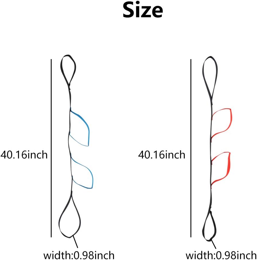 40 Inch Long Leg Lifter 1PCS |Durable & Foot Loop Hand Grip for Elderly, Ideal Mobility Tool for Wheelchair, Hip Knee Replacement Surgery (DARKBLUE)