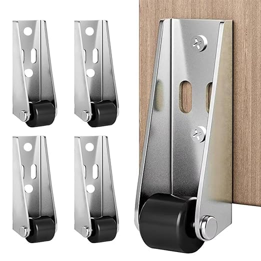 YEPZY Caster Wheels with 360° Smooth Mobility, Heavy Duty Side Mount Caster Wheels Wooden Door Drooping Support Wheel Sinking Door Bottom Pulley Directional Wheel (2.68 inches) (2)-image-44
