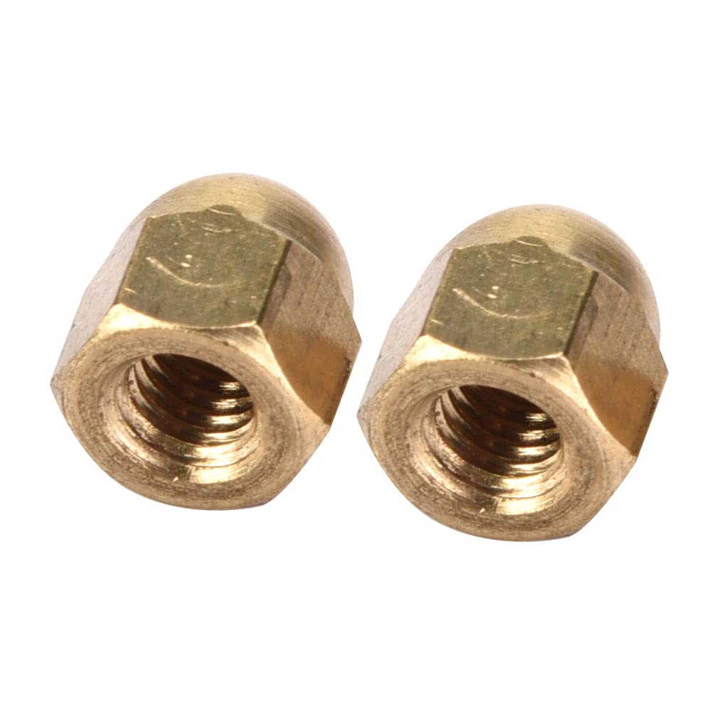 Kit di Dadi Ciechi in Ottone Cupola Dadi Ciechi in Ottone, Dadi Esagonali con Tappo a Testa per Strumento di Calafataggio in Silicone Set di Elementi di Fissaggio per Veicoli (M6 (20 PZ))