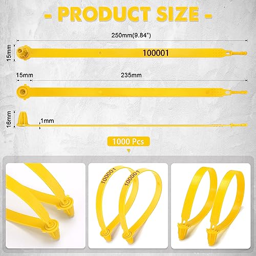 Roowest YAN-ROOWEST-04 1000 Pcs Plastic Truck Trailer Door Seals thumb #1