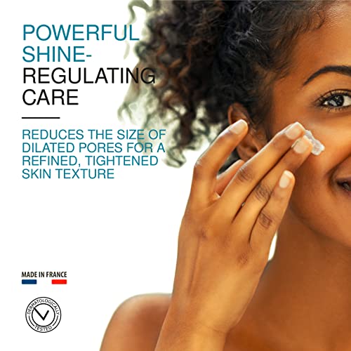 Uriage Hyseac Mat' Matifying Emulsion 1.35 Fl.oz. | 3 Actions Facial Moisturizer: Hydrating, Mattifying & Pore Minimizing. Oil Free Formula For Oily To Combination Skin Prone To Acne #TOP1