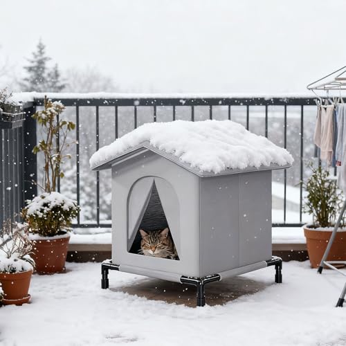Niche pour chat pour terrasse et extérieur, le refuge parfait en camping
