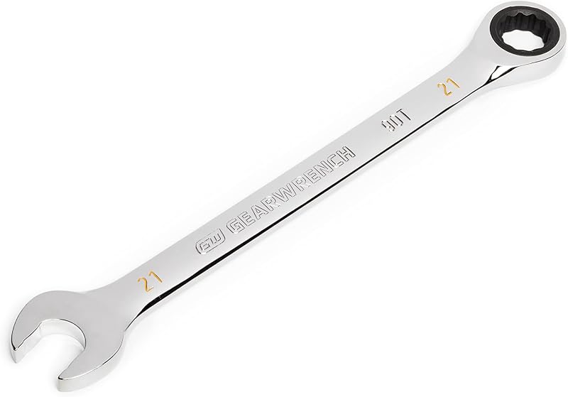 GEARWRENCH 21mm 90T 12 Point Ratcheting Combination Wrench | 86921