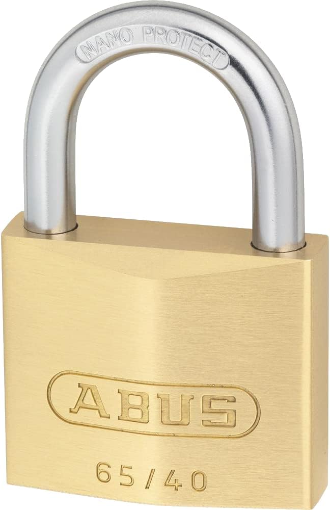 ABUS 27483 Brass Padlock with 65401 Master Keyed