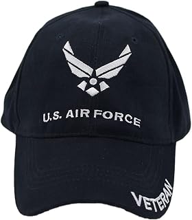 U.S. Air Force Veteran Cap, Navy Blue, Adjustable