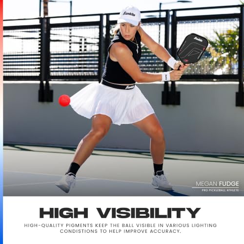 Image of Franklin Sports X-40 Outdoor Pickleballs - Official Ball of USA Pickleball, APP Tour + US Open - Regulation Size