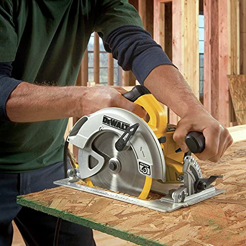 DEWALT Circular Saw, 7-1/4 inch, Pivoting with up to 57 Degree Bevel, Corded (DWE575SB) view 7