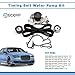 ECCPP Timing Belt Water Pump Kit Fit for 1999-2010 Spectra for Sportage for HYUNDAI Tiburon Tucson 2.5 2.7 G6BA G6BV DELTA