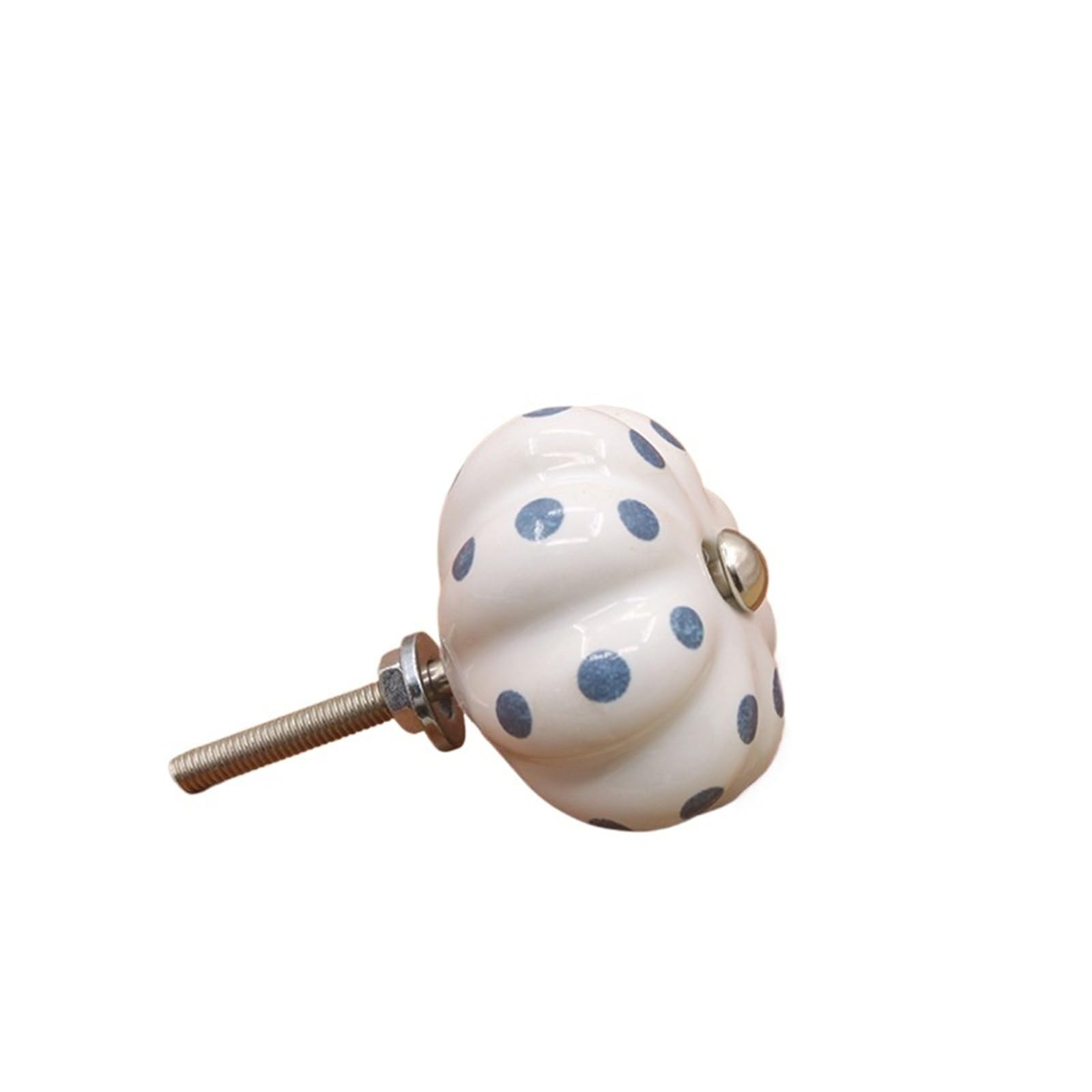 PADGCNOR Single Hole Handles Antique Furniture Pastoral Ceramic Cupboard Single Hole Wardrobe Handle Drawer Shoe Door(Color 4)