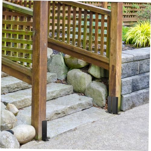 Soporte De Poste De Pérgola Resistente Con 4 Juegos 6