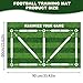 Soccer Training Mat for Kids, 24x35'' Football Training Non-Slip Soccer Mat for Exercise Silent Ball Mastery Trainer Football Accessories Gift for Kids.