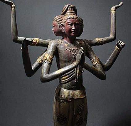 仏教美術 樹脂製 レプリカ 阿修羅像 仏像 置物 D R4661