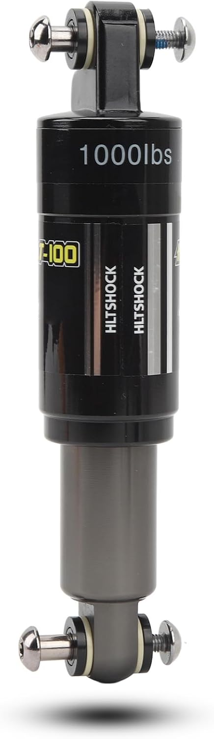 Bike Rear Shock Absorbers, 185mm/7.3in 1000lbs Aluminum Alloy Mountain Bike Rear Suspension Shock Damper for Electric Bike