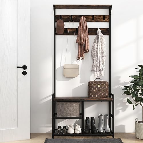 Porte-manteau d'angle à 2/3 niveaux pour couloir en métal, porte-vêtements autonome, étagère à