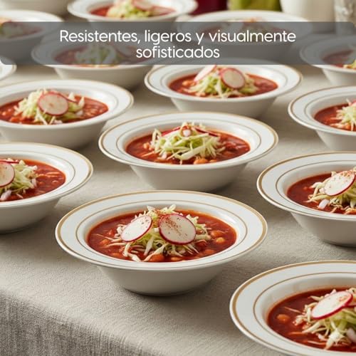 La Mejor Selección de Platos hondos desechables los 10 mejores. 14 Imagen adicional