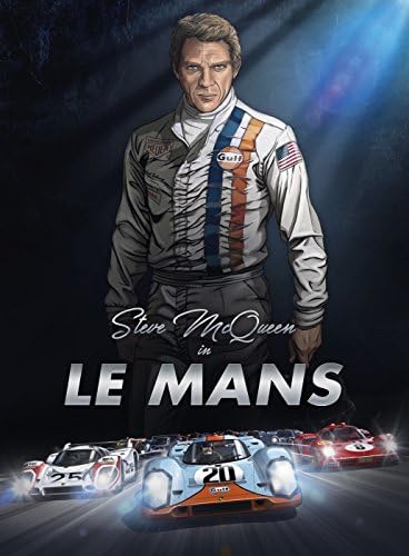 Steve McQueen In Le Mans: Art Graphic Novel - Best Sports Illustrated Classic Cars Graphic Novel For Adults, Teens, Kids, and Young Readers (PART 1) - English Version