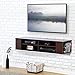 FITUEYES Floating TV Shelf Wall Mounted Entertainment Center Media Console for AV Receiver/Xbox/Cable Boxes/Gaming Systems DS212001WB