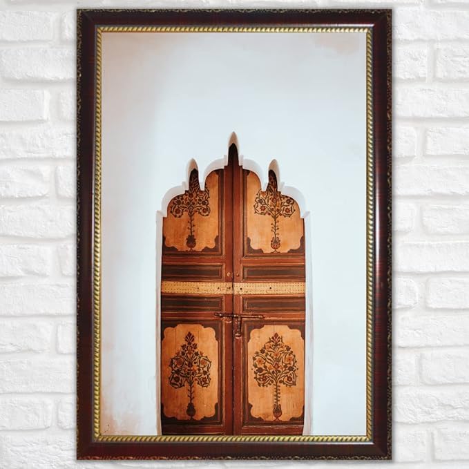 AbhiKalpya Art Studio A3 Size Photo Frame Wall Hanging For Home and Office Wall Decoration,12x16 inch, Decorative Golden