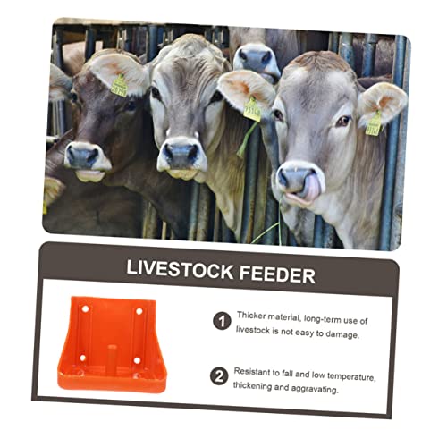 2 Unidades bandeja comedouro gado e ovelhas bloco de sal alimentando tijolo de sal suporte educaçao