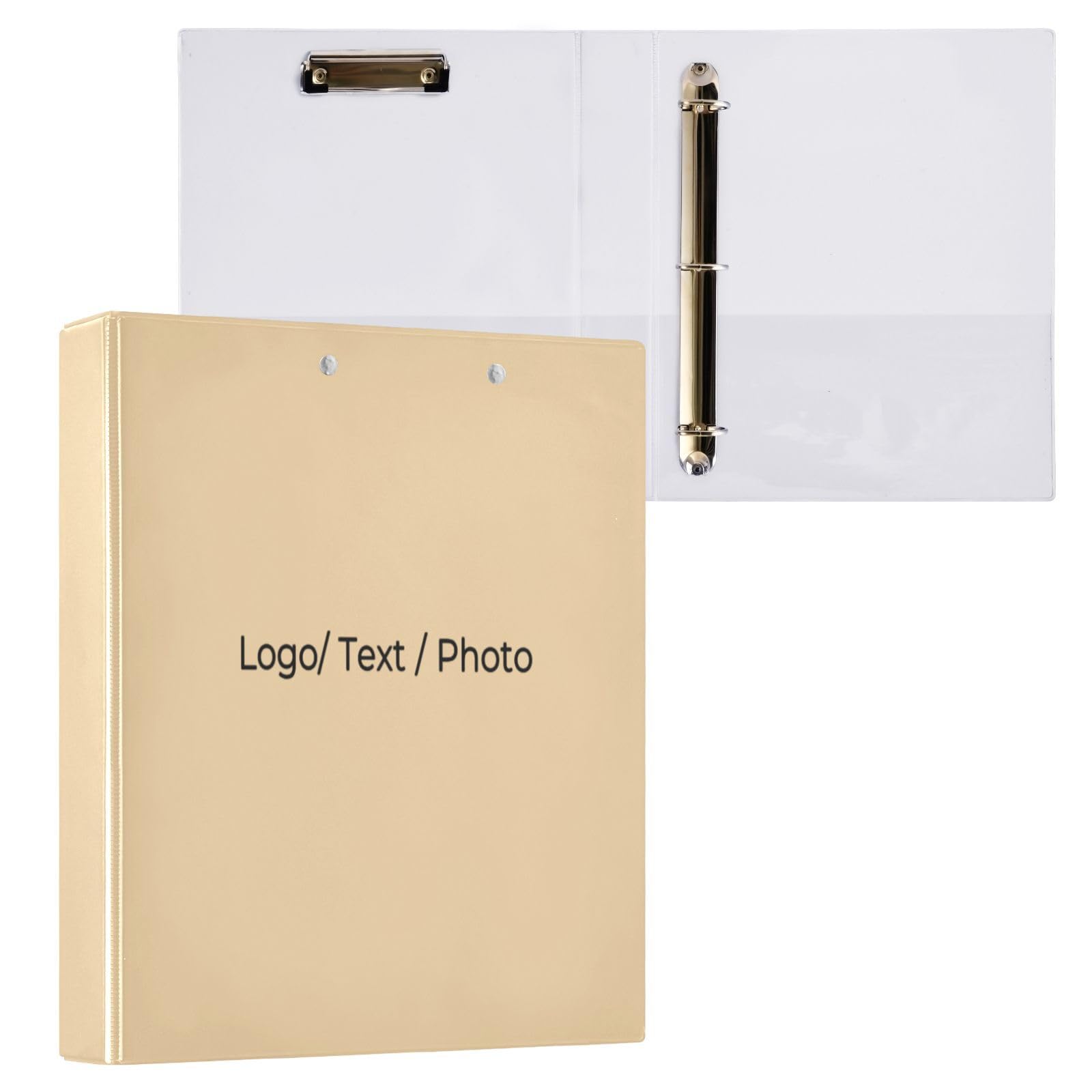 Raccoglitore a tre anelli personalizzato, Raccoglitore ad anelli a D personalizzato, Raccoglitore flessibile a 3 anelli, Raccoglitore in plastica, Raccoglitore a 3 anelli con tasche