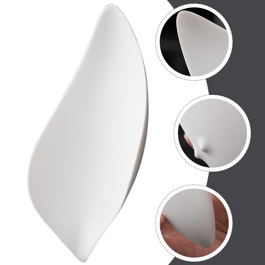 BESTonZON Teeschaufel Aus Keramik 14.7X6X3Cm Kleiner Teelöffel Für Losen Tee Und Gewürze Küchenzubehör Mit Glatten Kanten Für Teezeremonie Und Haushalt