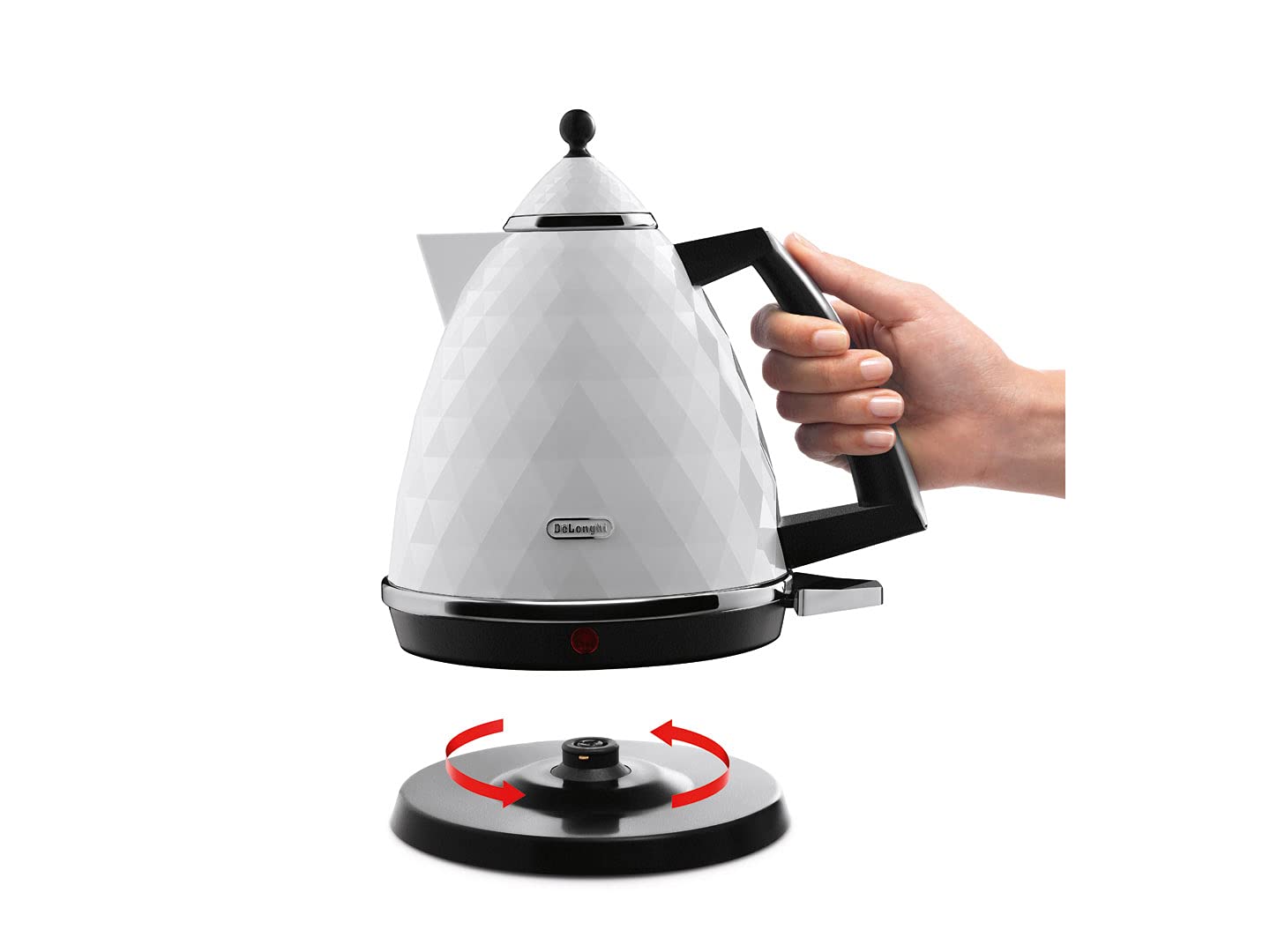 Image secondaire de De'Longhi Brillante KBJ 2001.W bouilloire 1,7 L 2000 W Blanc