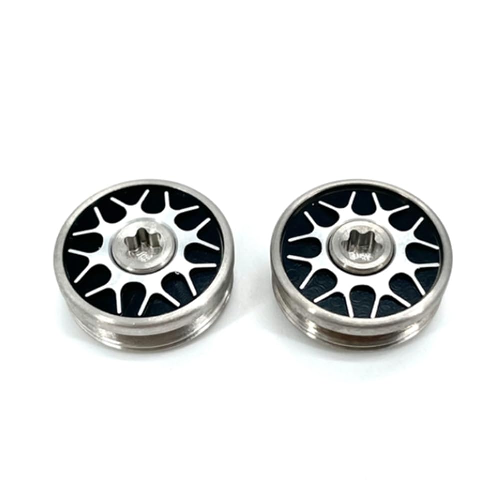 Compatible with Odyssey Stroke Lab White Hot OG O Works Golf Club Putter Weights 10/20/35g 2pcs (Black/Silver,2pcs*10g)