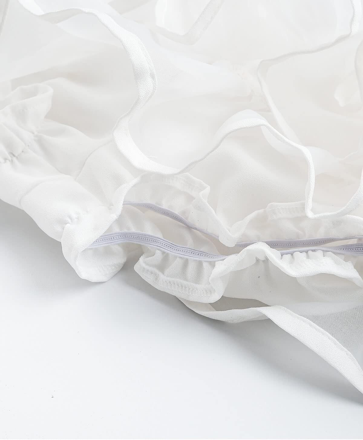 Nuoqi Bloomers for Women White Ruffle Bloomers Victorian Bloomers Shorts Pumpkin Pants XXL 3XL - Image 7