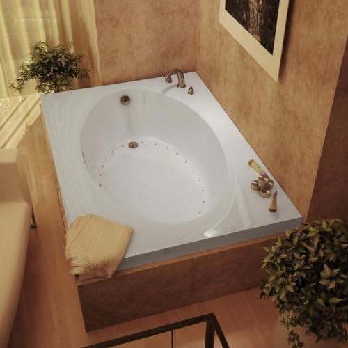 Atlantis Tubs 4272VCAR Vogue 42 x 72 x 23 Inch Rectangular Air Jetted Bathtub