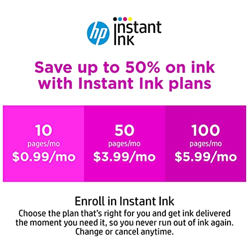 HP DeskJet 3755 Compact All-in-One Wireless Printer, Instant Ink, Works with Alexa - Stone Accent (J9V91A) - image 7