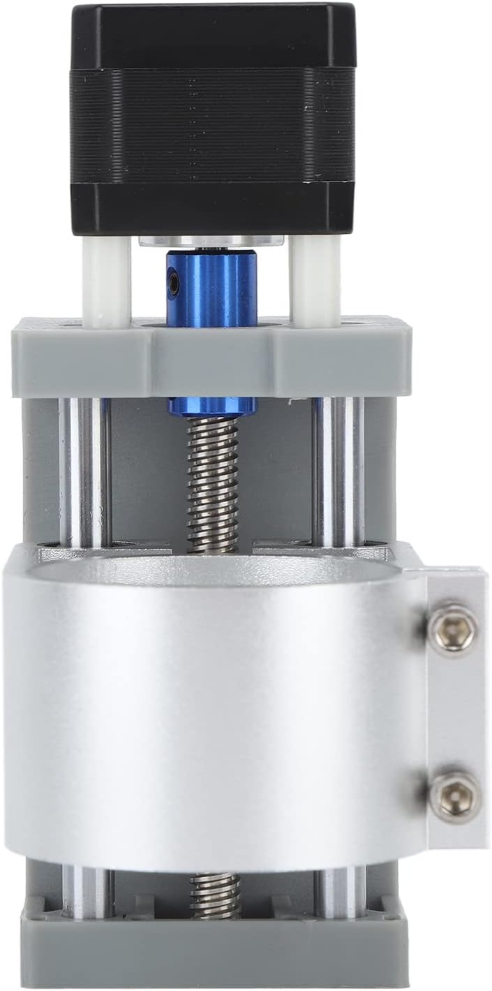 52mm CNC Z Axis Spindle Motor Mount, Aluminum Alloy Bracket Holder for 3018 Pro CNC Router, with Pre Installed Limit Switch and Linear Bearing (Gray)