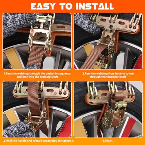 LANZENSI Universal Snow Chains