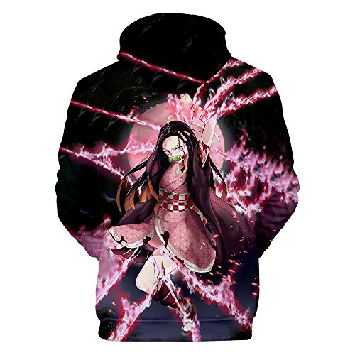 Yuesuo Anime Hoodies, Unisex 3D Printed Cosplay Sweatshirt For Men Women Boys Girls (17,L,) Pink #TOP1