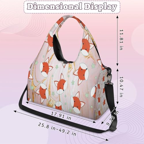 Bolsa deportiva con compartimento para zapatos Marble Fox L 3