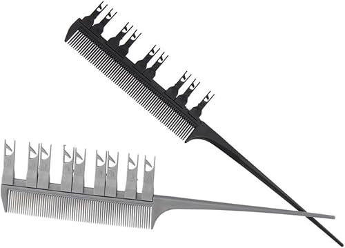Beatifufu Hair Dye Comb with Hook Hair Color Applicator Brush for Even Tint Dist