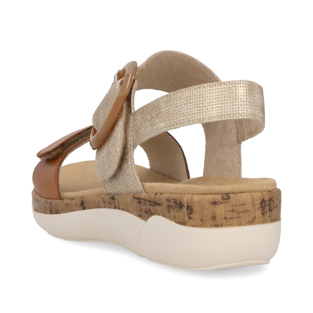 Remonte Damen Riemchensandalen R6853, Frauen Sandalen,lose Einlage