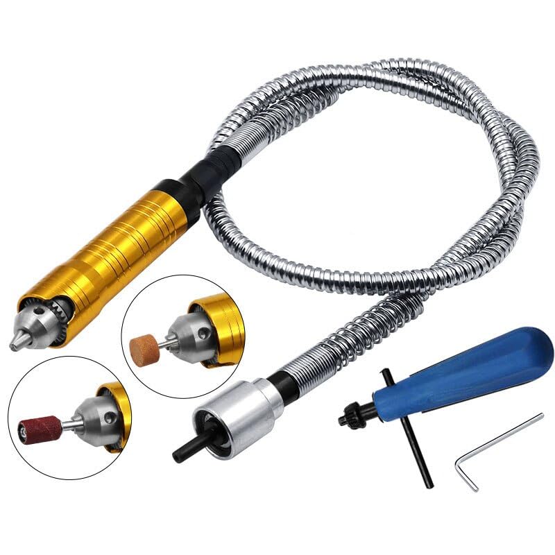 Tool Part for Engraver Flexible Shaft 6mm Flex Shaft Handpiece Power Tool Electric Drill Handle Chuck Separate Mini Grinder Accessories - (Color: Chuck)