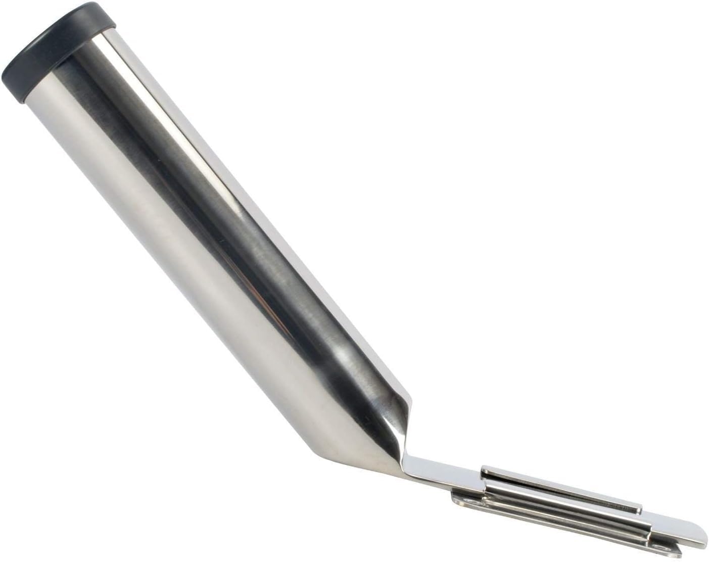 Amarine Made Vertical Mount Removable Rod Holder?Set of 4 Stainless Steel Slide Mount Removable Fishing Rod Holder?30 Degree Fishing Pole Rod Holders for Boat